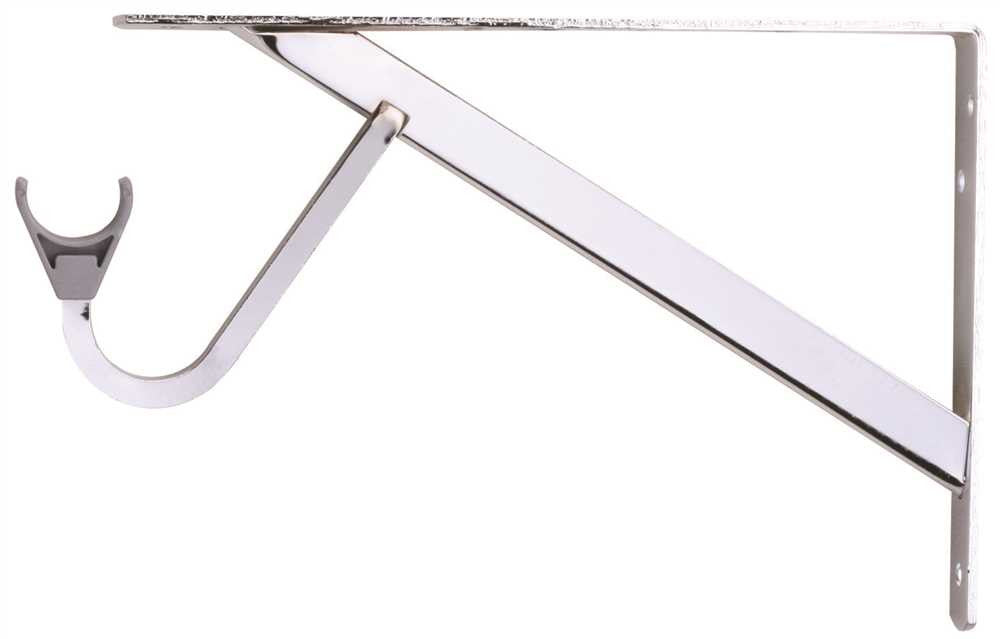 Fast Mount® Closet-max Shelf And Rod Bracket, Heavy-duty, Chrome, 2 Per Pack