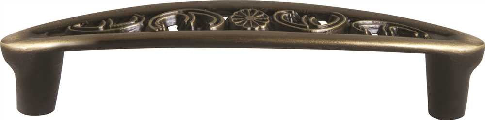 Anvil Mark® Decorative Drawer Pull, 3 In., Antique Brass, 5 Per Pack