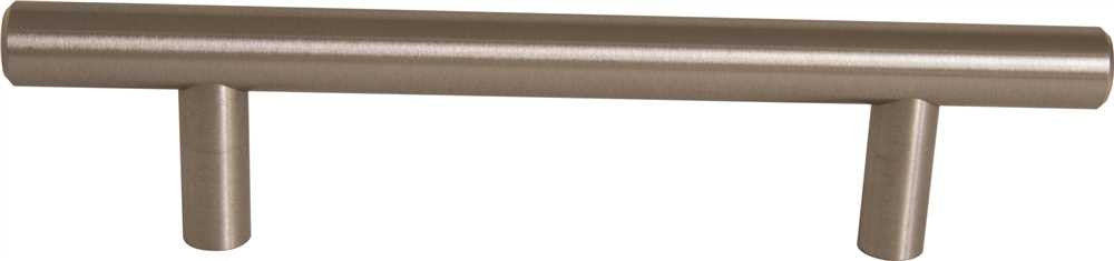 Anvil Mark® Hollow Bar Pull, 4 In., Satin Nickel, 5 Per Pack