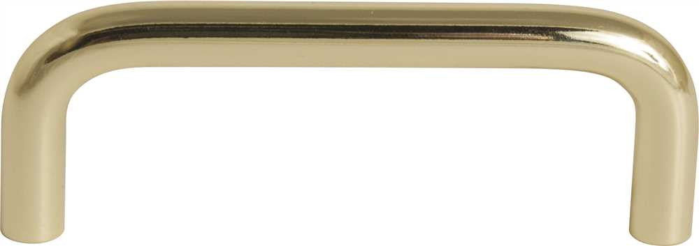 Anvil Mark® Decorative Drawer Pull, 3 In., Polished Brass, 5 Per Pack