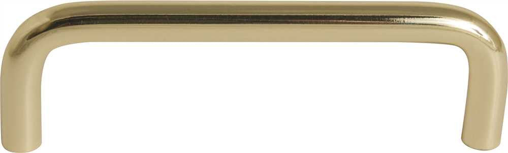 Anvil Mark® Decorative Drawer Pull, 3-1-2 In., Polished Brass, 5 Per Pack