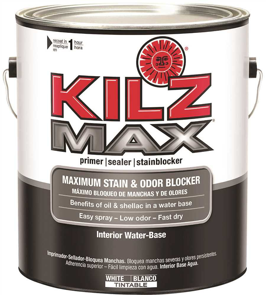 Kilz® Max Water-based Primer, Interior, White, 1 Gallon