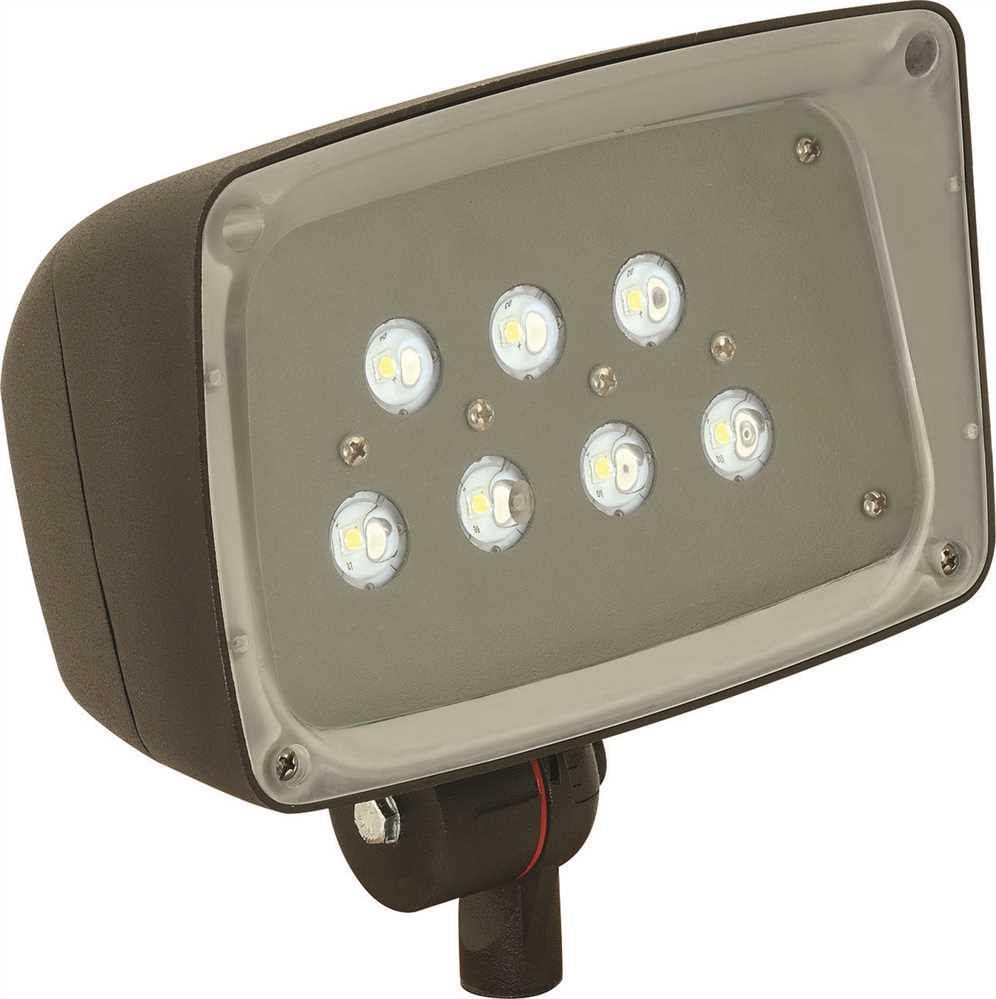 Hubbell Lighting® Led Fsl Decorative Floodlight, 26.5 Watts, 5100k, 2,040 Lumens, 120 Volts, Wide Beam Spread, Dark Bronze