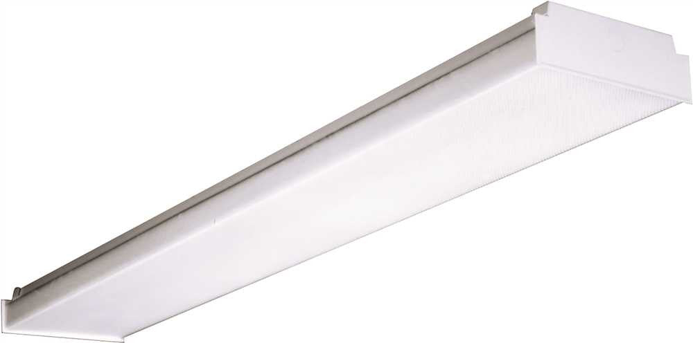 Columbia Lighting® Led Low Profile Wraparound, 4 Ft., 4000k, Medium Lumen, 0-10 Volt Dimming, 120-277 Volts