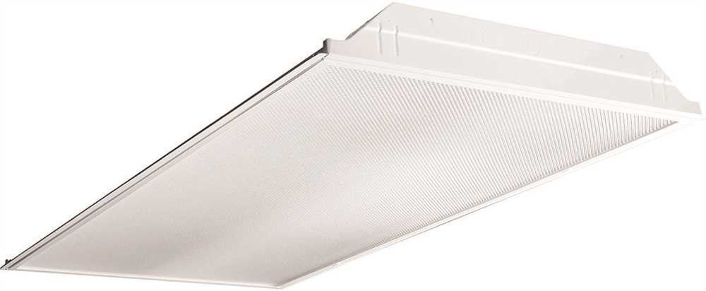 Columbia Lighting® Fluorescent Dedicated Lensed Troffer, 2x4 Ft., Inverted T-bar, Flush Steel, Uses (2) T8 Lamps*