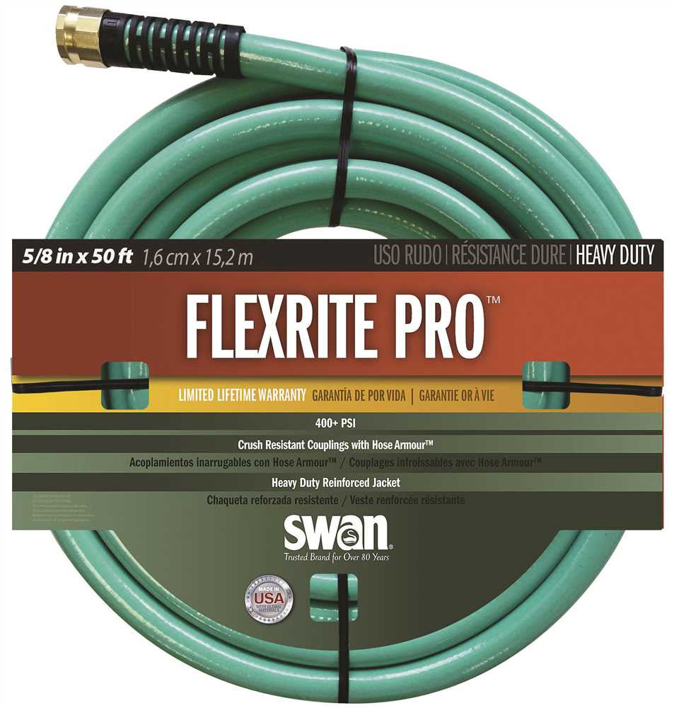 Swan® Flexrite Pro Hose, 5-8 In. X 50 Ft.