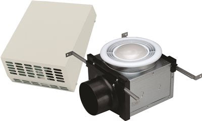 Fanetch Bath Fan With Energy Star Rated 14-watt Fluorescent Light, 4 In. Duct, 110 Cfm, Exterior Mount