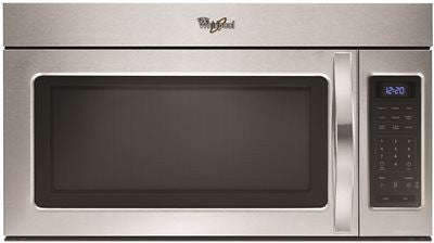 Whirlpool® 1.7 Cu. Ft. Over-the-range, Combination Microwave Oven, Stainless Steel, 1000 Watt