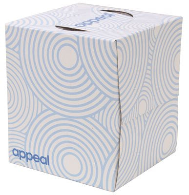 Appeal® Cube Facial Tissue White 2ply 8inx8in 95-sht 36-cs