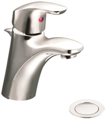 Cleveland Faucet Group Baystone™ Single Lever Handle Bathroom Faucet With Metal Drain And 3-8 In. Supplies, Chrome, Lead Free