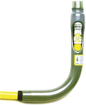 Rw Lyall Lyco® Flexible Anodeless Service Riser With Coupling 3-4" Mip X 1-2" Cts, 28 Horizontal - 30 Vertical