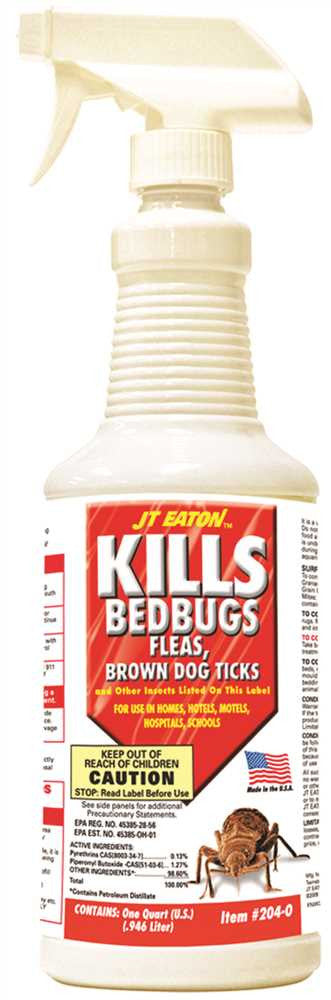 Jt Eaton™ Kills Bedbugs Spray, 1 Qt. Bottle With Sprayer