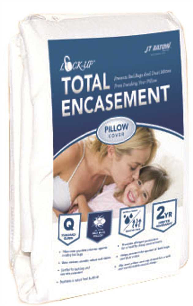 Jt Eaton™ Bed Bug Lock-up® Total Encasement Pillow Cover, Queen