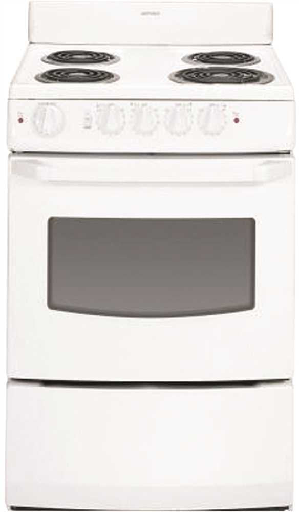 Hotpoint® 24-inch 3 Cu.ft. Free-standing Electric Range, White