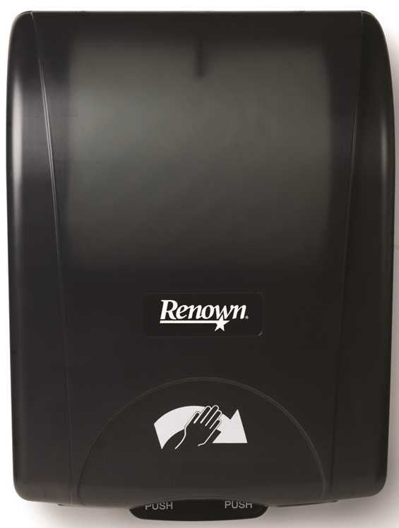 Renown® Hybrid Touch-free Roll Towel Dispenser 8 Inch Core