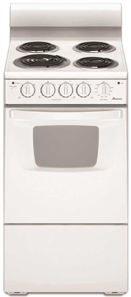 Amana® 20-inch 2.6 Cu. Ft. Free-standing Electric Range, White