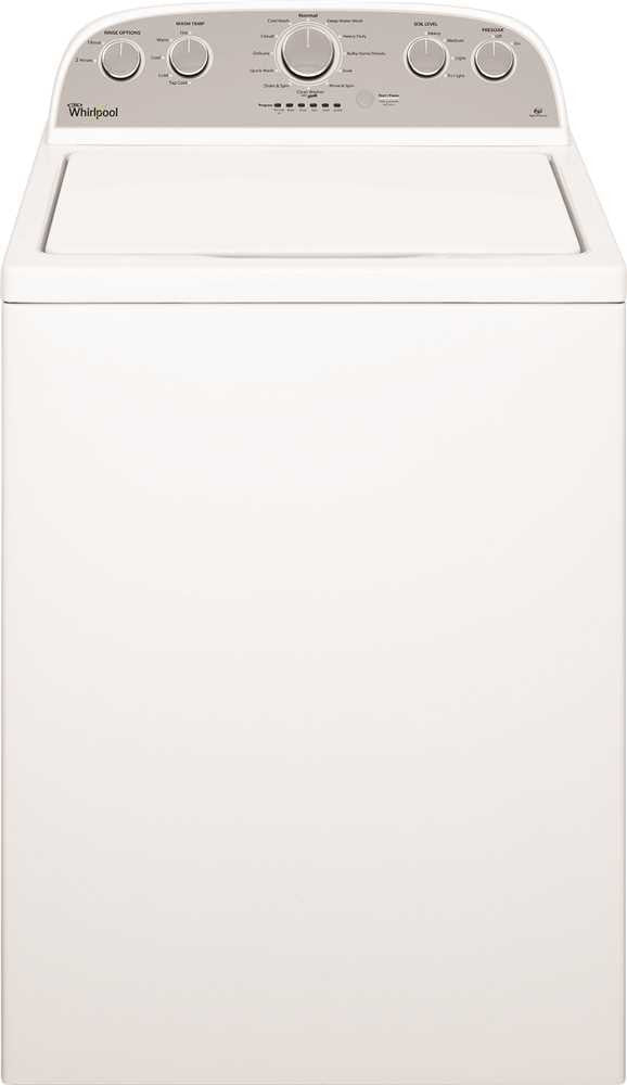 Whirlpool® 3.7 Cu. Ft. Top Load Washing Machine With Energy Star® Qualification, White