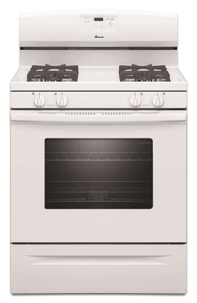 Amana® 30-inch 5.0 Cu. Ft. Single Oven Free-standing Gas Range, White