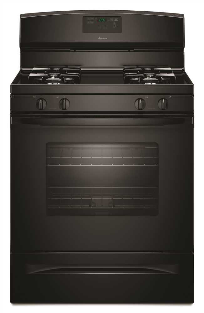Amana® 30-inch 5.0 Cu. Ft. Single Oven Free-standing Gas Range, Black