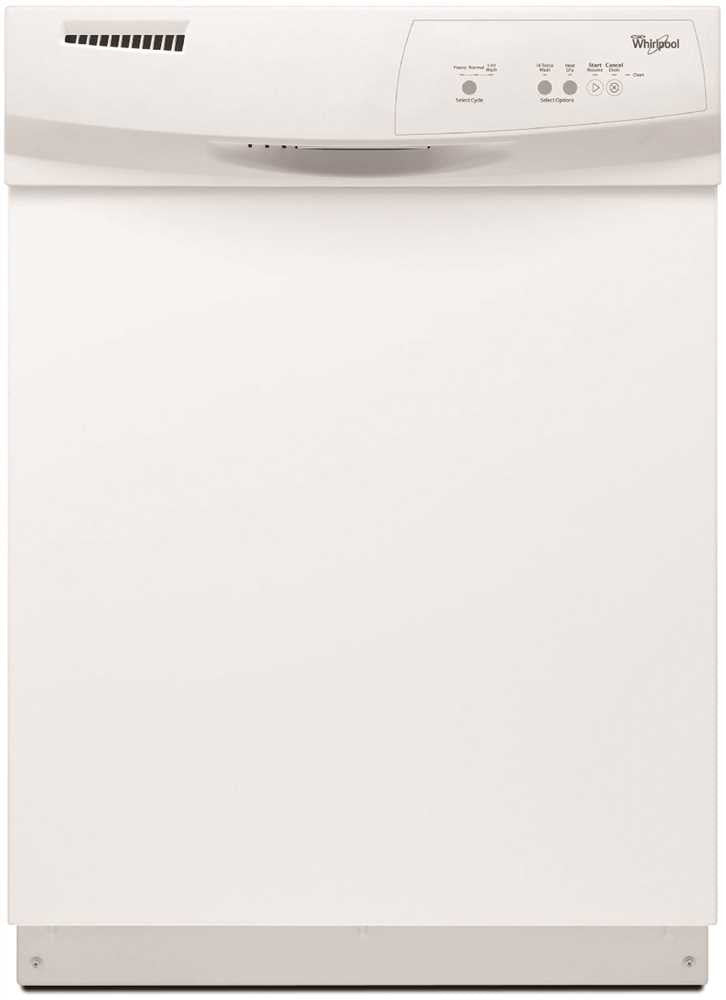 Whirlpool® Tall Tub Built-in 24-inch Dishwasher With Front Controls, White, 3 Cycles - 2 Options