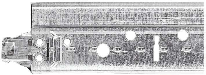 Armstrong® Suspension System Grid 7300 12 Ft. Intermediate Duty Main Beam, 144x15-16x1-11-16 In., 20 Per Case