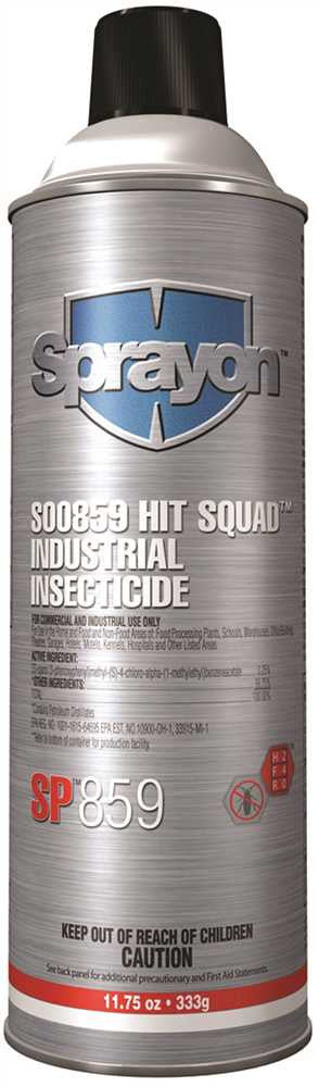Sprayon® Sp™859 Hit Squad™ Industrial Insecticide, 11.75 Oz.