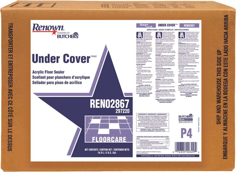 Renown® Powered By Butchers® Under Cover Acrylic Sealer 5 Gallon Pail