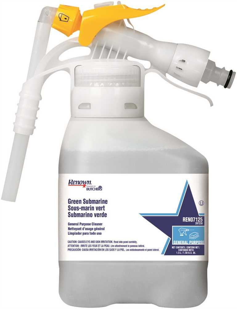 Renown® Powered By Butchers® Green Submarine General Purpose Cleaner, Rtd, 1.5 Liter