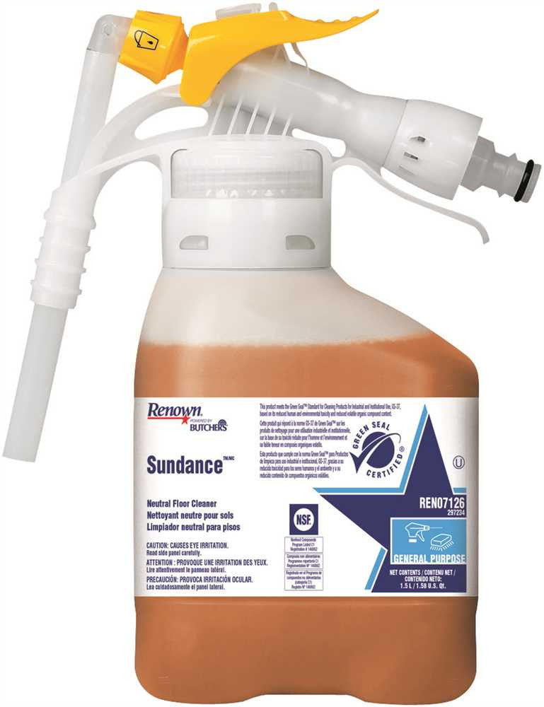 Renown® Powered By Butchers® Sundance Neutral Floor Cleaner, Rtd, 1.5 Liter, Green Seal Certified