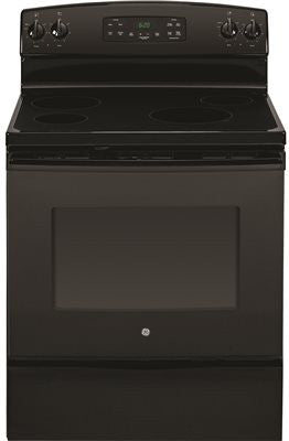 Ge® Free-standing Electric Range, Self-cleaning, 30 In., 5.3 Cu. Ft., Black