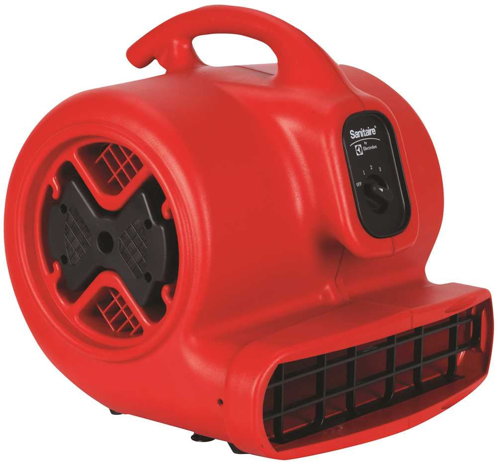 Sanitaire® High Velocity Air Mover, 1-2 Hp, 3 Speed