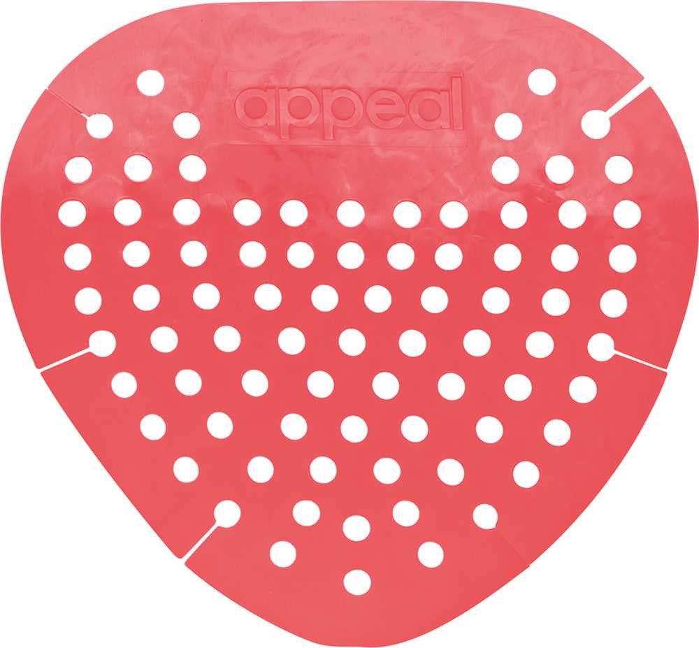 Appeal® Urinal Screen, Cherry Scent, Red, 12 Per Box