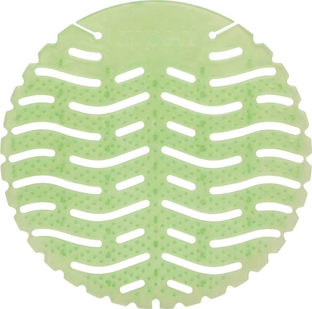 Appeal® Urinal Screen Wave Style, Herbal Mint Scent, Green, 10 Per Box