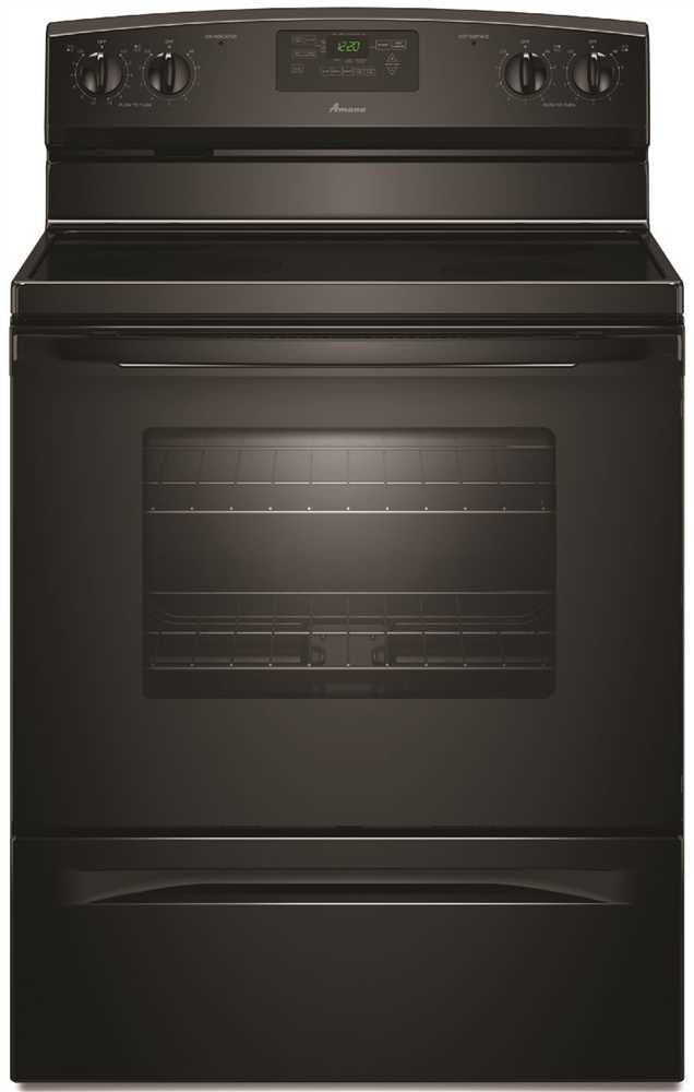 Amana®30-inch 4.8 Cu.ft. Free-standing Electric Range, Black