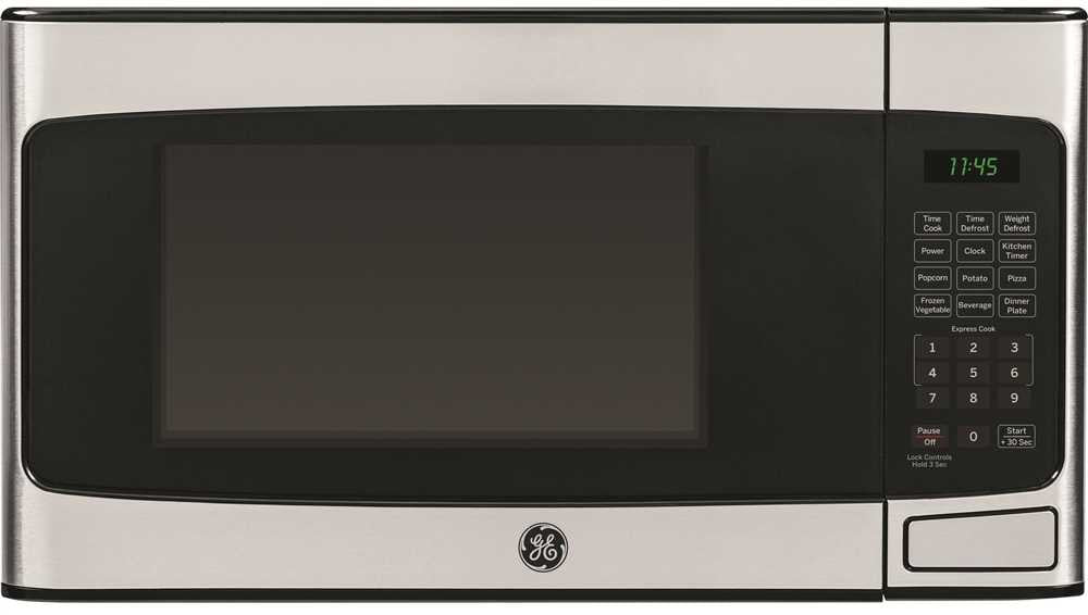 Ge® 1.1 Cu. Ft. Countertop Microwave Oven, Stainless Steel