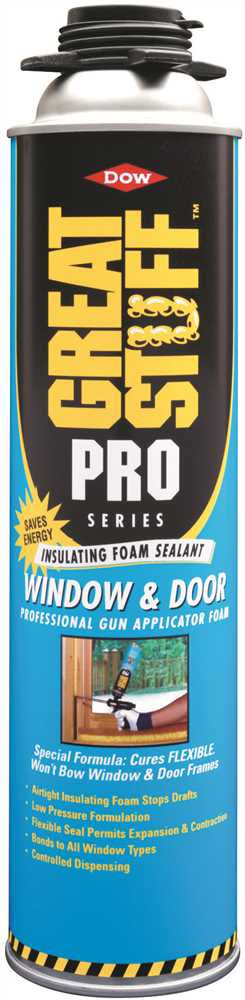 Great Stuff™ Pro Window And Door Expanding Spray Foam Sealant Adhesive