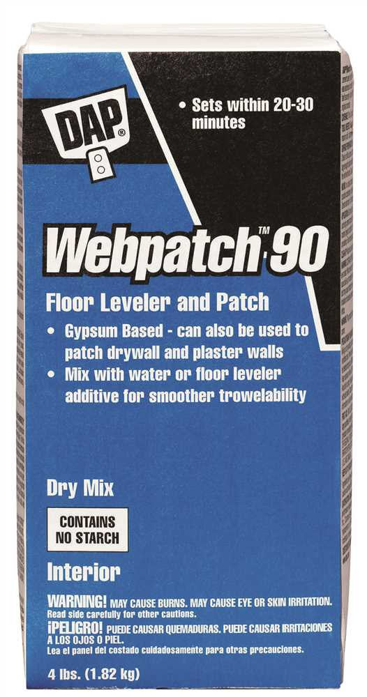 Dap® Webpatch 90 Floor Leveler And Patch 4 Lb