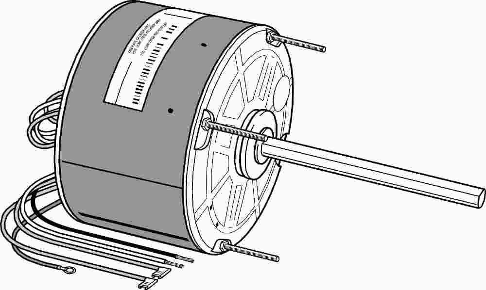 Century® Direct Drive Blower Psc Motor, 1-4 Hp 4.6 Amps