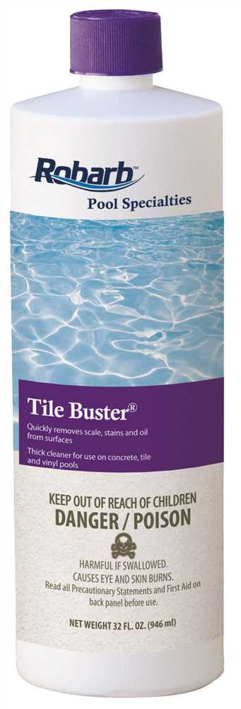 Robarb™ Tile Buster® Pool Tile Cleaner, 32 Oz.