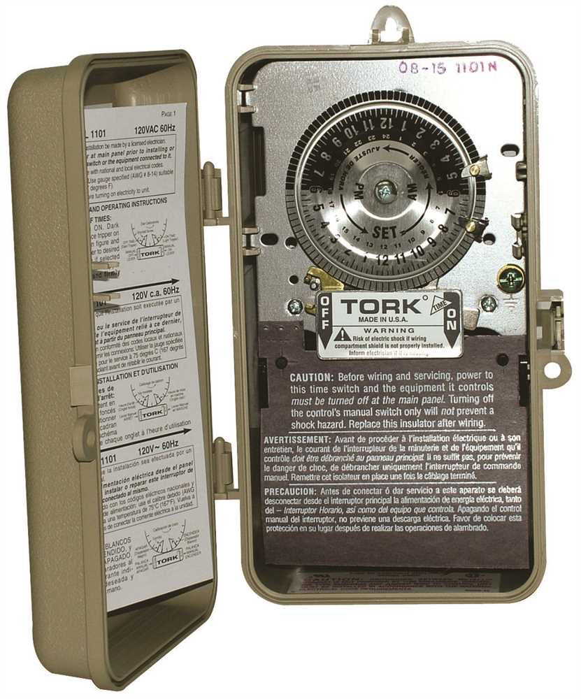 Indoor-outdoor Timer Switch 24 Hour Single Pole