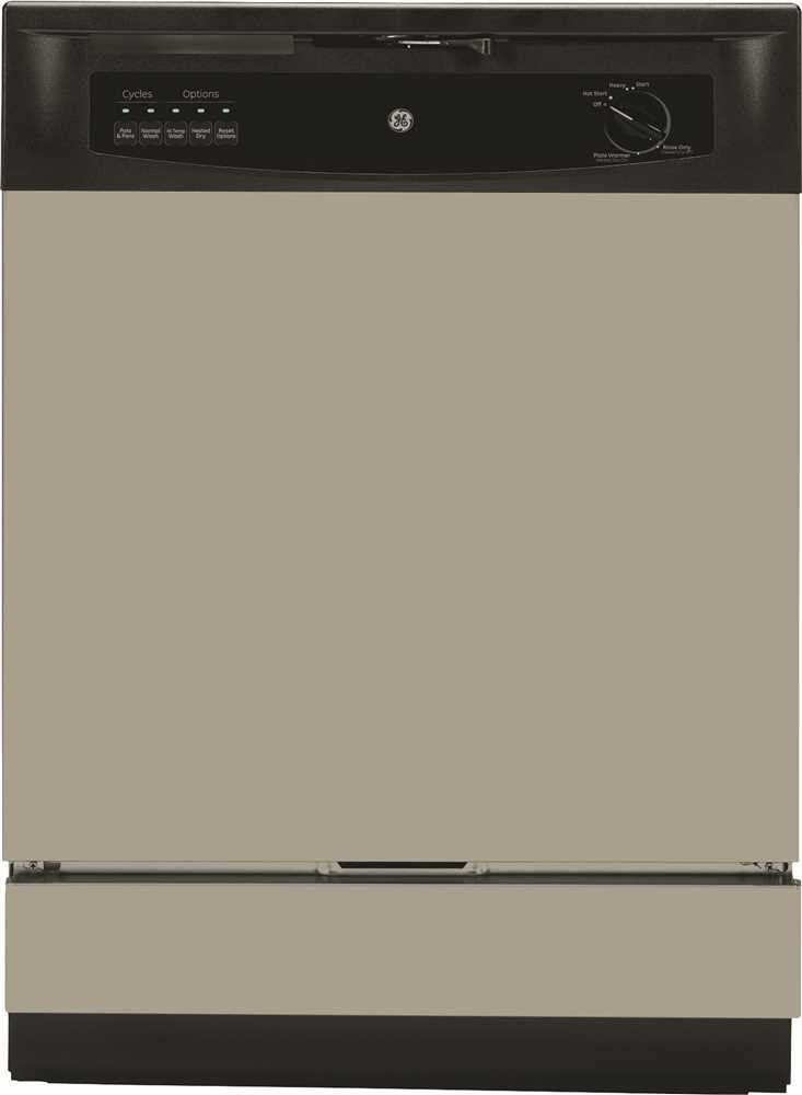 Ge® Built-in 24-inch Dishwasher, Silver, 5 Cycles - 3 Options