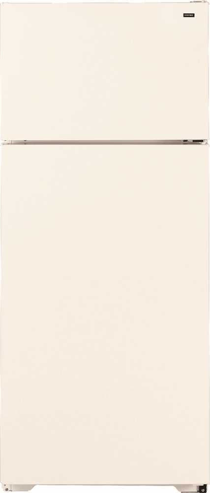 Hotpoint® 14.6 Cu.ft. Top-freezer Refrigerator, Bisque, Reversible Door Swing