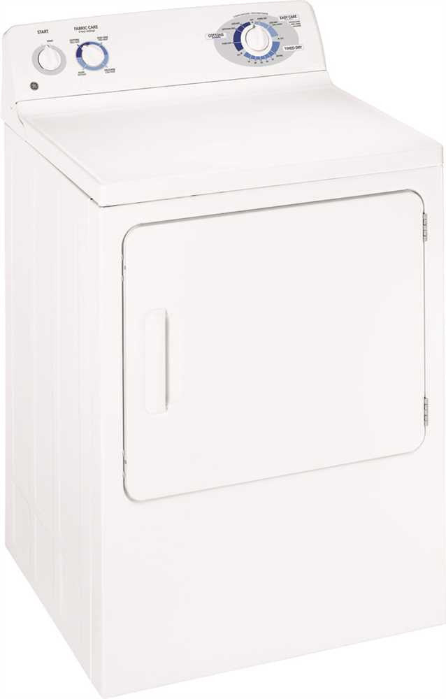 Ge® Gas Dryer, White, 6.0 Cu. Ft.