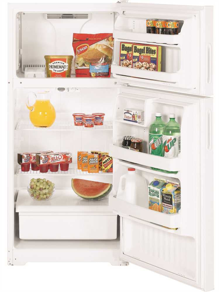 Hotpoint® 14.6 Cu. Ft. Top Freezer Refrigerator, White, Reversible Door Swing