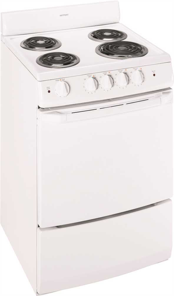 Hotpoint® 24-inch 3 Cu.ft. Free-standing Electric Range, White