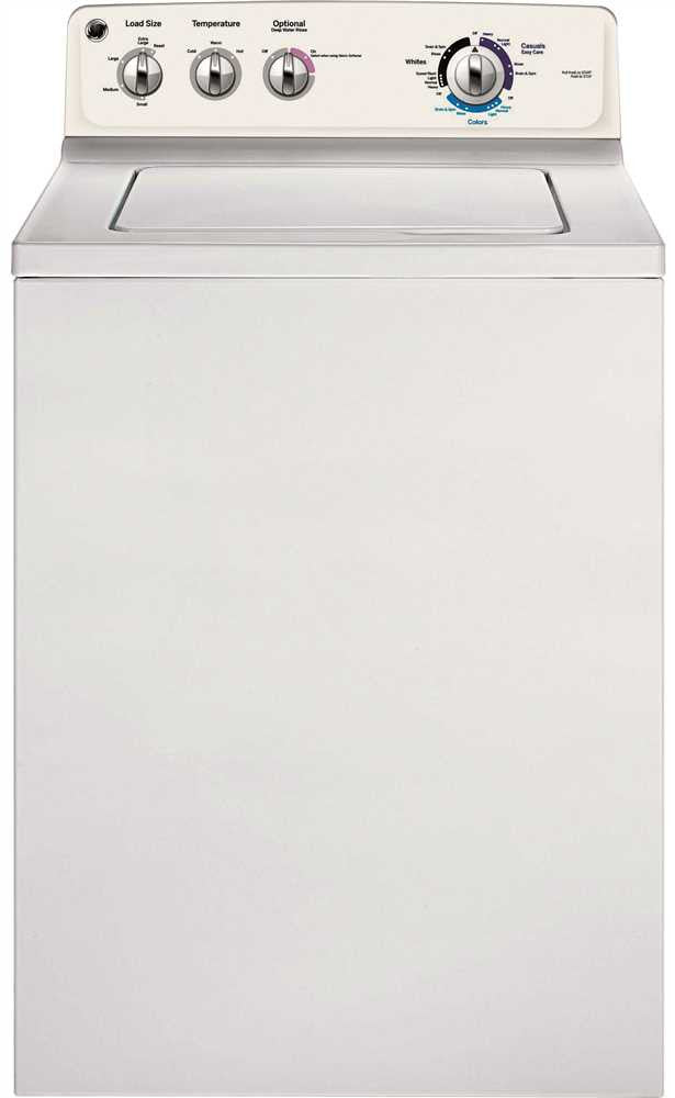 Ge® 3.6 Cu.ft. Top Load Washing Machine, White, 12 Cycles