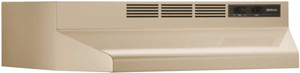 Broan® 24-inch Under-cabinet Non-ducted Range Hood, Almond