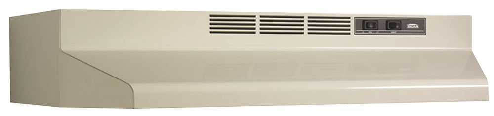 Broan Manufacturing® Under Cabinet, Non-ducted Range Hood, Almond