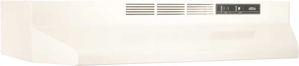 Broan® 30-inch 2-speed Under-cabinet Non-ducted Range Hood, Almond