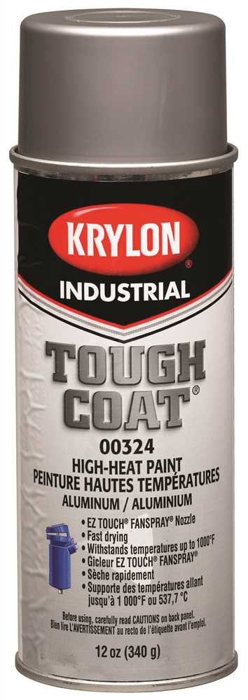 Krylon® Industrial Tough Coat® High Heat Spray Paint, 12 Oz., Aluminum
